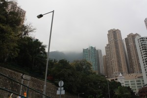Victoria Peak looks a little cloudy...